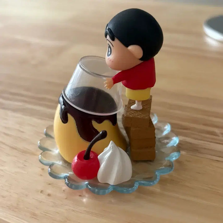 [BUNJANG] Re-Ment Crayon Shin-chan Cooking Series Random Miniatures Pudding / 리멘트 짱구 요리 쿠킹 랜덤 피규어 푸딩