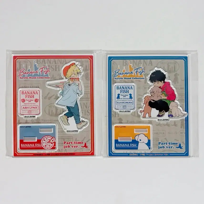[BUNJANG] Banana Fish Ash Lynx Part-Time Acrylic Stand Set / 바나나피쉬 파트타임 아크릴 애쉬 에이지