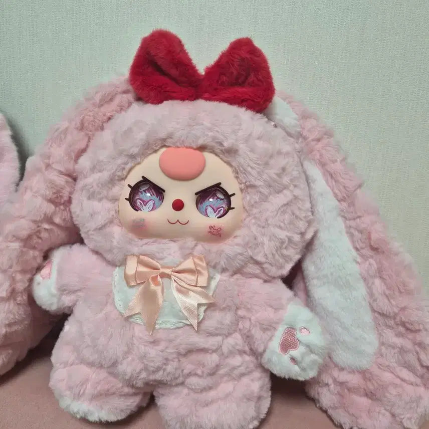 [BUNJANG] Baby Three Baby Shoes Custom Face Pink Rabbit / 베이비쓰리 베이비슈 커스텀얼굴 핑쿠토끼