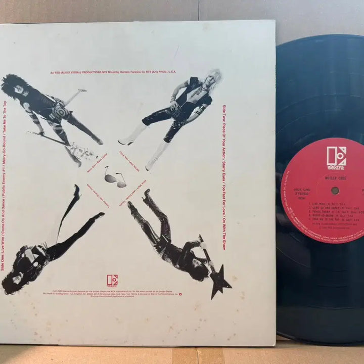 [BUNJANG] Motley Crue Too Fast For Love 1982 Japanese Original LP / (일본 LP) Motley Crue - Too Fast For Love 1982년 초반
