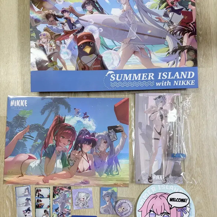 [BUNJANG] Nikke Cinderella Siren Banner Can Badge Poster Bundle Set / 니케 팝업 2주차 특전 일괄 신데렐라 세이렌 배너 캔뱃지 포스터