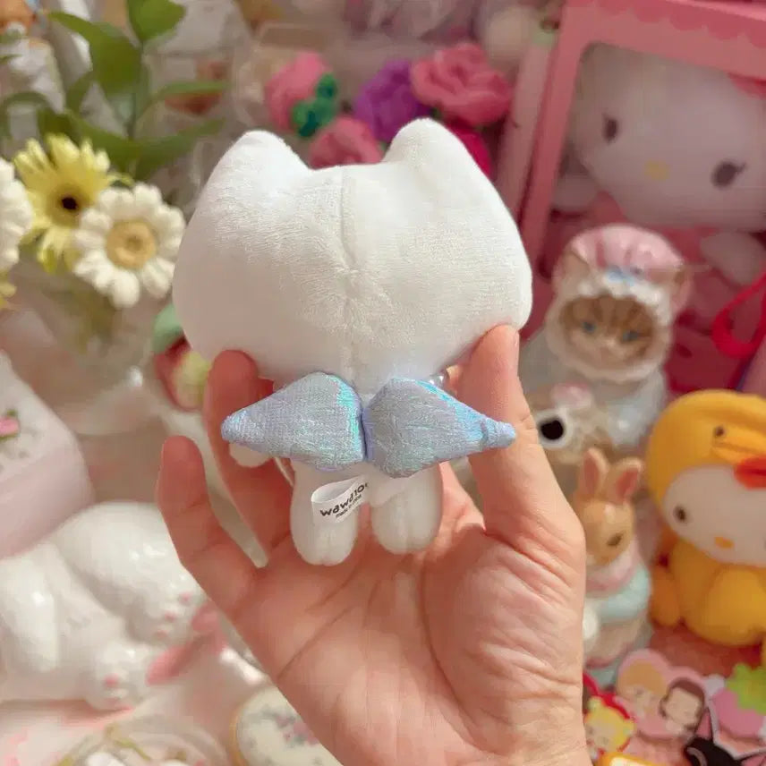 [BUNJANG] Wawa Il Gunggu I-Neko Keychain Doll / 와와일공구 아이네코 키링인형
