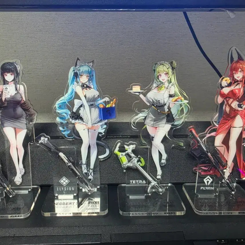 [BUNJANG] Goddess of Victory: Nikke Dessert39 Collaboration Acrylic Stand Set (6 Types) / 니케 디저트39 아크릴 스탠드 6종 세트