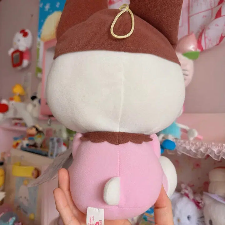 [BUNJANG] Sanrio Hello Kitty x Meiji Apollo Collaboration Plush Doll / 산리오 키티x메이지 아폴로 콜라보 인형