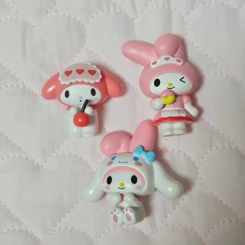 [BUNJANG] My Melody Gachapon Figures Bundle Set / 마이멜로디 가챠 3개 일괄
