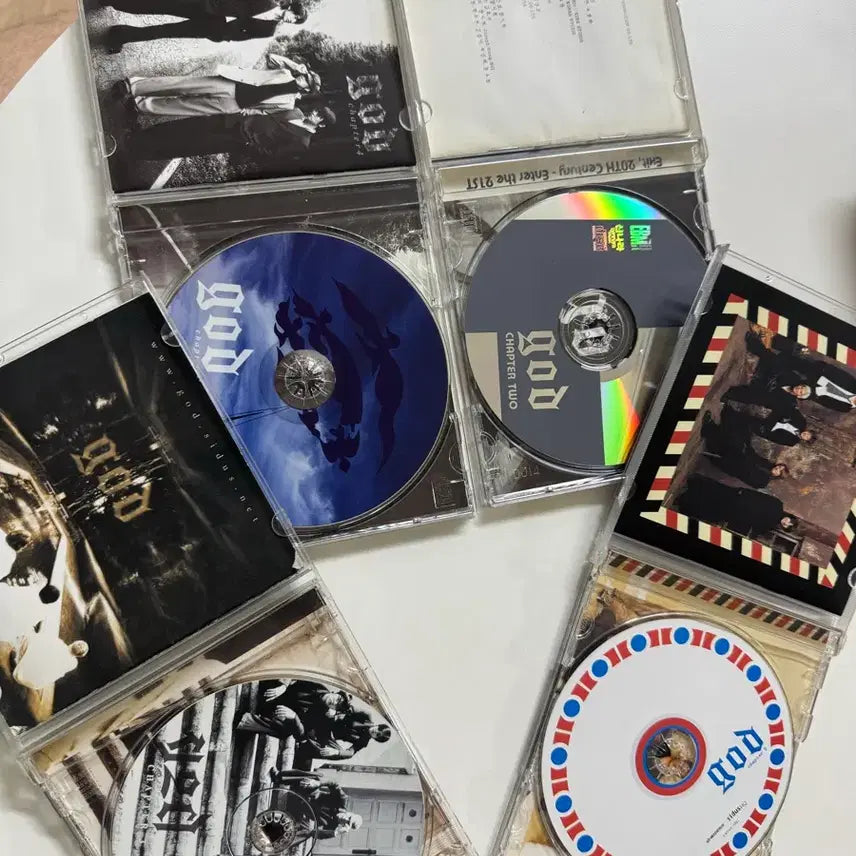 [BUNJANG] g.o.d. Commemorative Album 2, 3, 4, 5 CD Set / god 기념앨범 CD 2,3,4,5 집 지오디