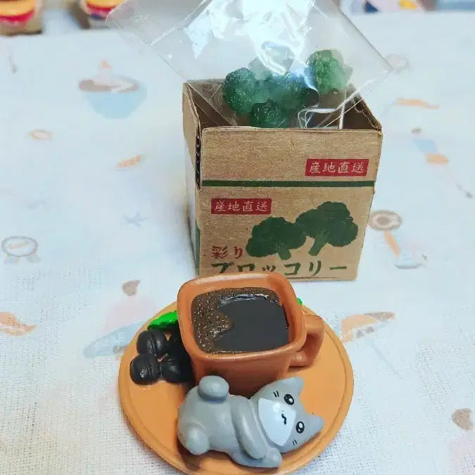 [BUNJANG] Nekko-chan Coffee Figurine / 커피에 빠진 네꼬짱 피규어(일본직수입상품)