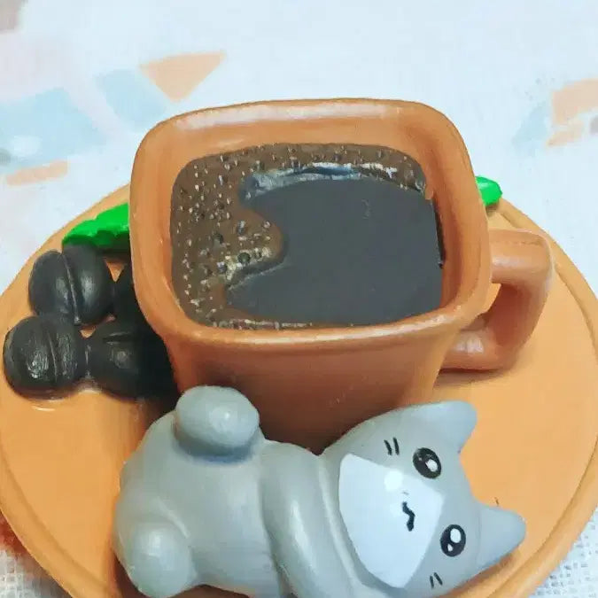 [BUNJANG] Nekko-chan Coffee Figurine / 커피에 빠진 네꼬짱 피규어(일본직수입상품)
