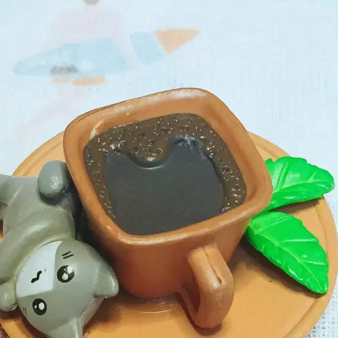 [BUNJANG] Nekko-chan Coffee Figurine / 커피에 빠진 네꼬짱 피규어(일본직수입상품)