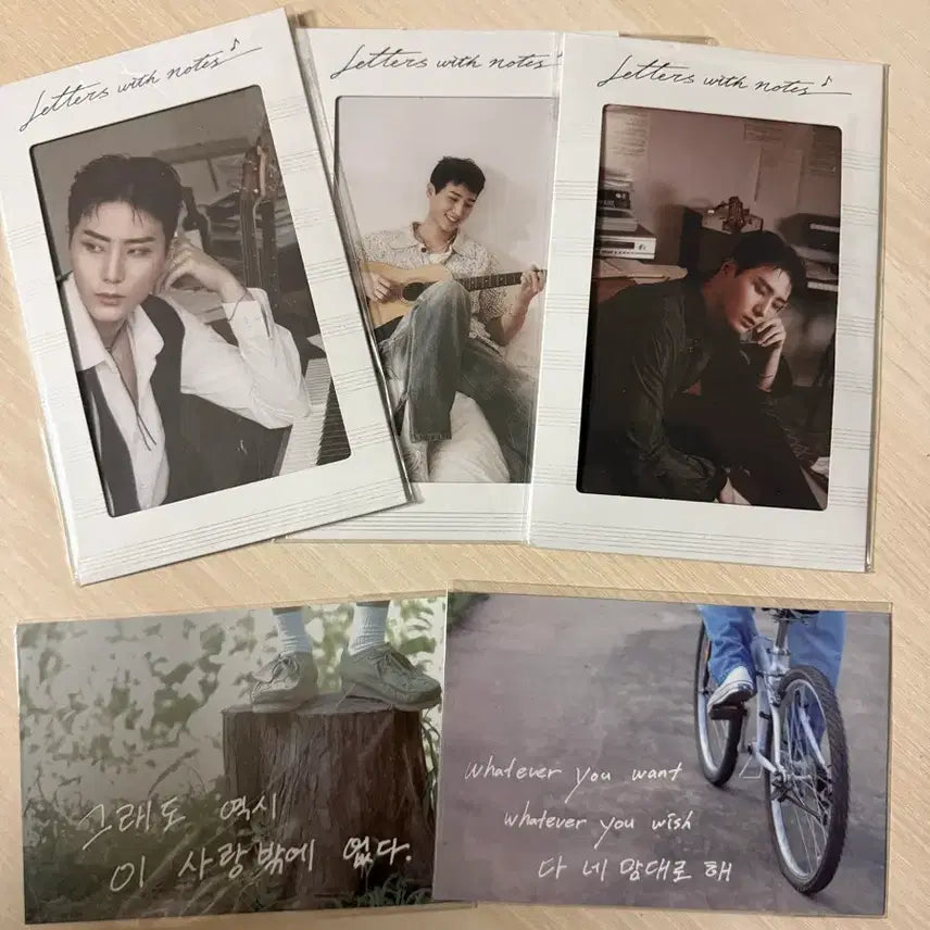[BUNJANG] YOUNG K Letters With Notes Postcard Bundle Set / 영케이 레윗노(letters with notes) 엽서 일괄 판매