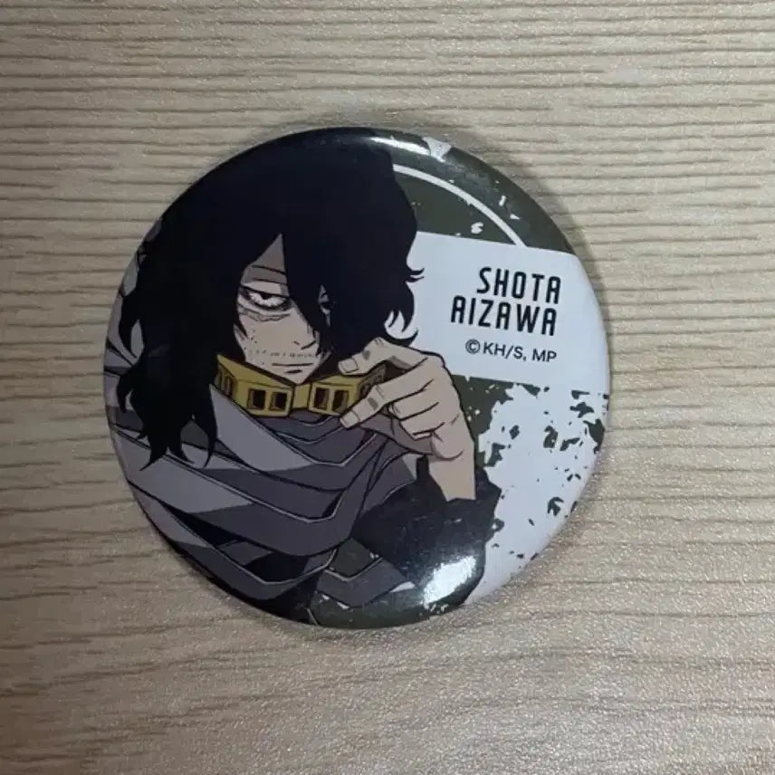 [BUNJANG] My Hero Academia Aizawa Can Badge / 히로아카 아이자와 캔뱃지