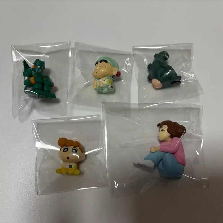 [BUNJANG] Bandai Crayon Shin-chan Machiboke Series 4 Set of 5 Figures / 반다이 짱구 마치보케 언제오려나 4탄 5종 풀세트