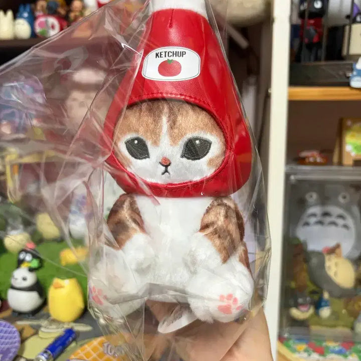 [BUNJANG] Mofsand Ketchup Cat Plush / (가격제안 가능)모프샌드 케첩 고양이 인형