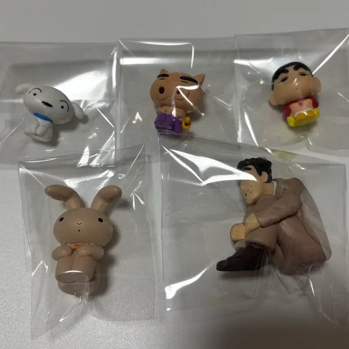 [BUNJANG] Bandai Crayon Shin-chan "When Will It Come?" Series 1 Set of 5 Figures / 반다이 짱구 마치보케 언제오려나 1탄 5종 풀세트