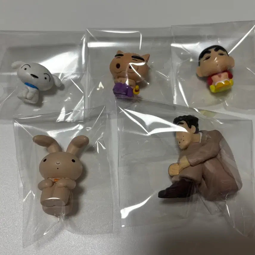 [BUNJANG] Bandai Crayon Shin-chan "When Will It Come?" Series 1 Set of 5 Figures / 반다이 짱구 마치보케 언제오려나 1탄 5종 풀세트