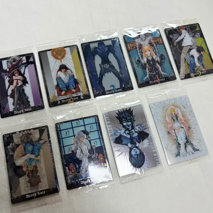 [BUNJANG] Death Note Wafer Card Bundle Set (Sealed) / 미개봉 일괄 | 데스노트 웨하스 카드 엘 라이토 L 미사 류크 데놋