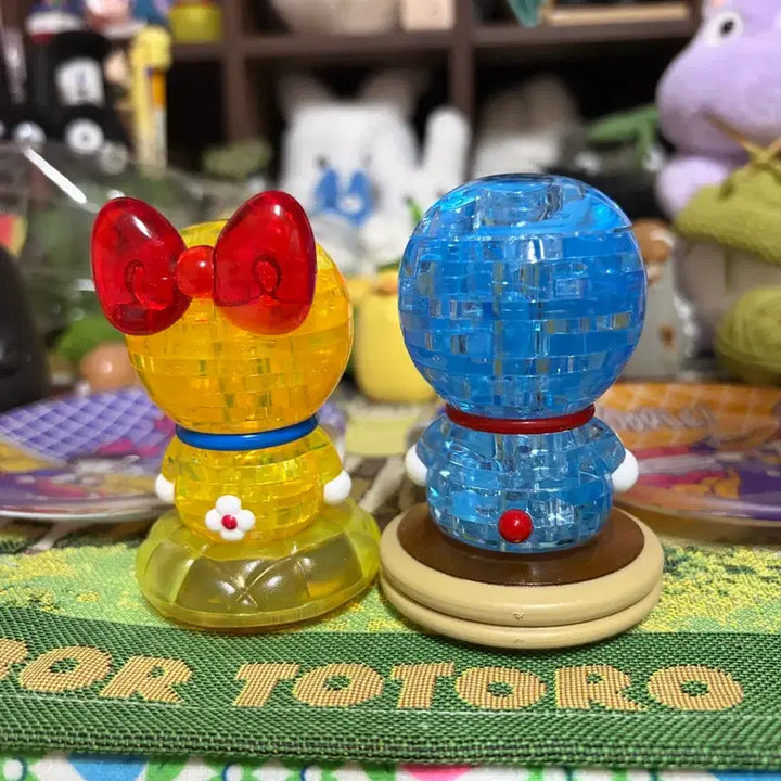 [BUNJANG] Doraemon Dorami Crystal Puzzle Figure Complete Set / 도라에몽 도라미 크리스탈 퍼즐 피규어 완제품