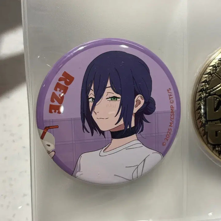[BUNJANG] Chainsaw Man - The Movie: Reze Collaboration Cafe Pop-Up Can Badge / 체인소맨 레제 콜라보 카페 팝업 캔뱃지