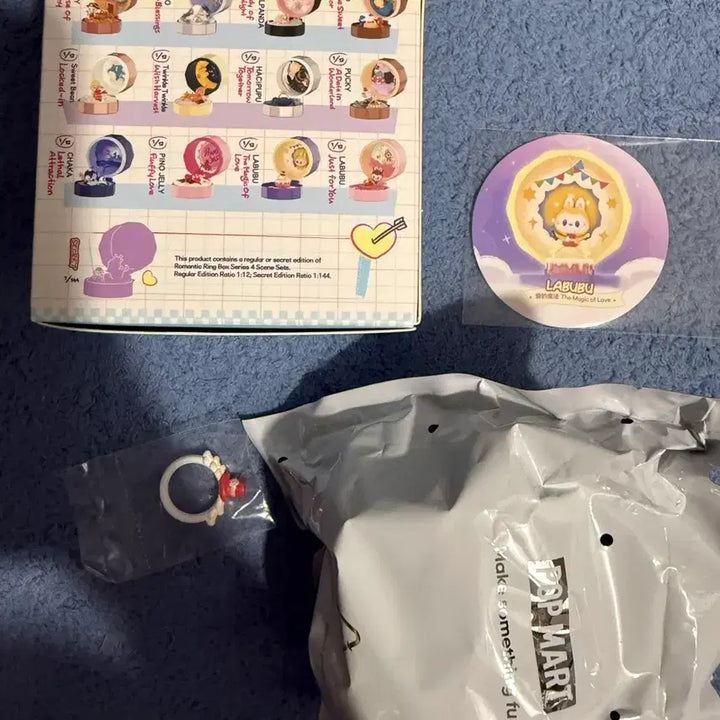 [BUNJANG] Pop Mart Labubu &amp; Ring Figure (Sealed) / 팝마트 정품 라부부&amp;반지 피규어