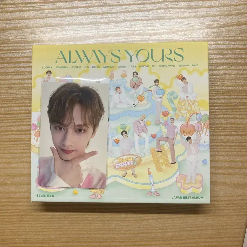 [BUNJANG] SEVENTEEN Always Yours Japan Album with Jeonghan Photocard / 세븐틴 ALWAYS YOURS 일본 앨범