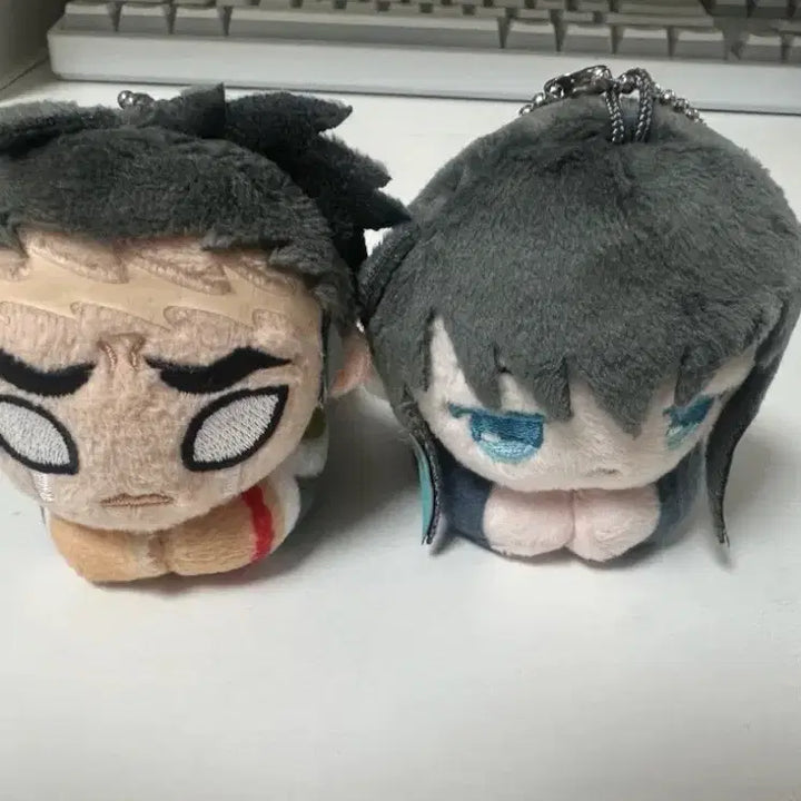 [BUNJANG] Demon Slayer Muichiro &amp; Gyomei Hug Character Plush Set / 일괄급처)귀멸의칼날 무이치로 교메이 허그캬라