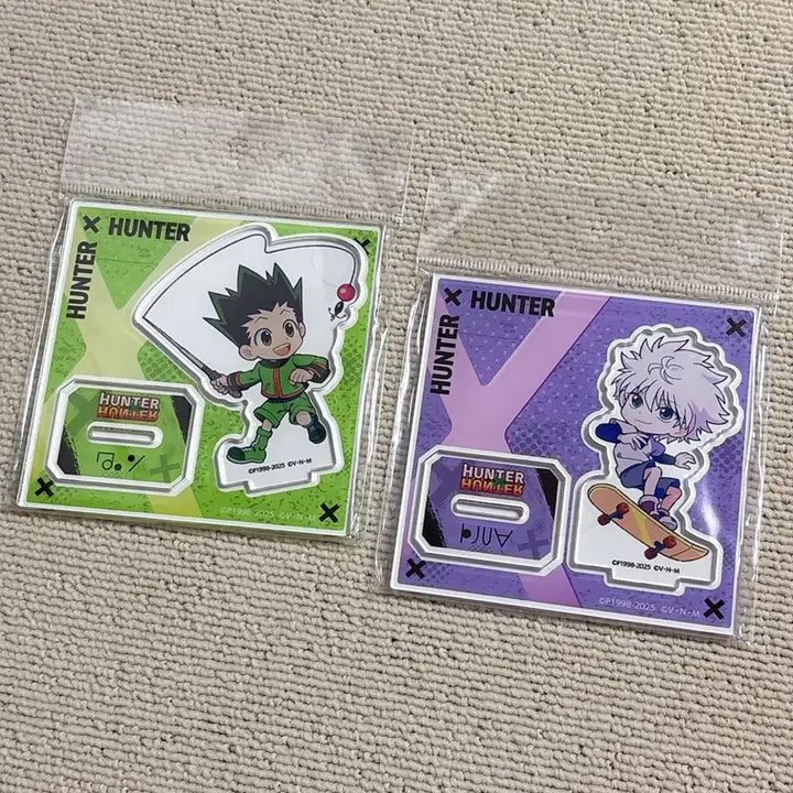 [BUNJANG] Hunter x Hunter Gon &amp; Killua Mini Acrylic Diorama (Sealed) / 미개봉 헌터헌터 데포르메 미니 아크릴 디오라마 곤 키르아 헌터x헌터 헌헌