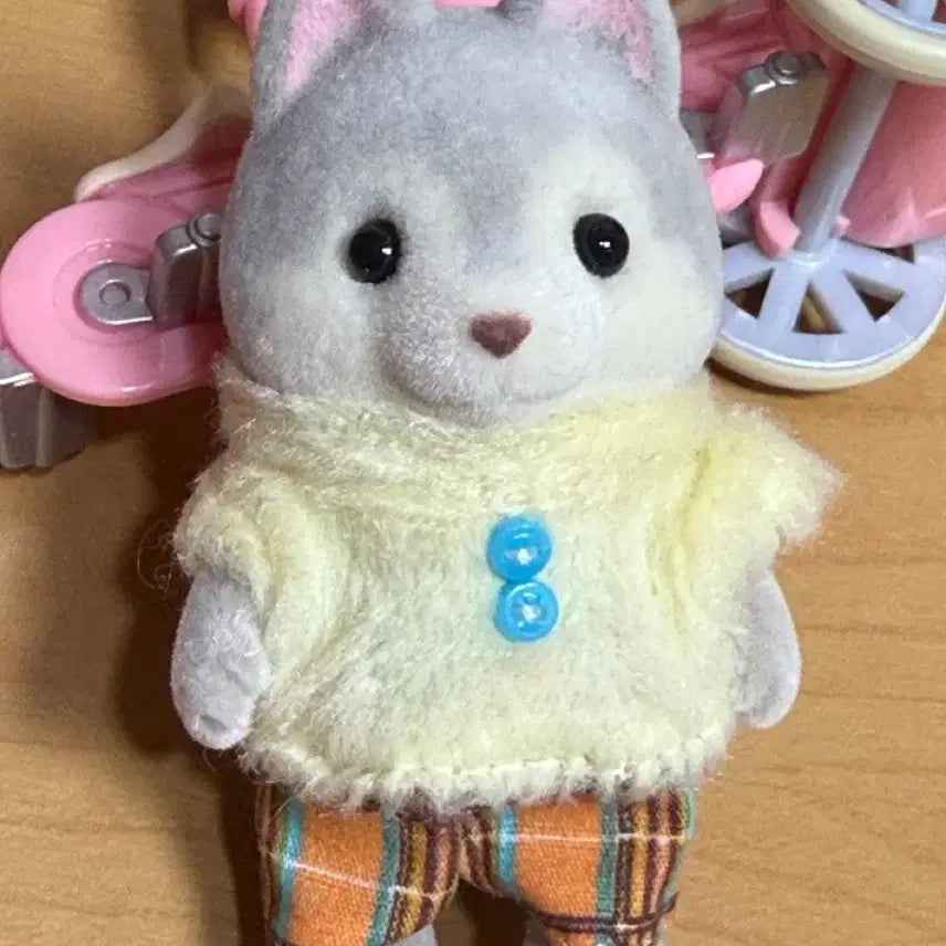 [BUNJANG] Sylvanian Families Husky Bicycle Set / 실바니안 허스키 자전거 세트