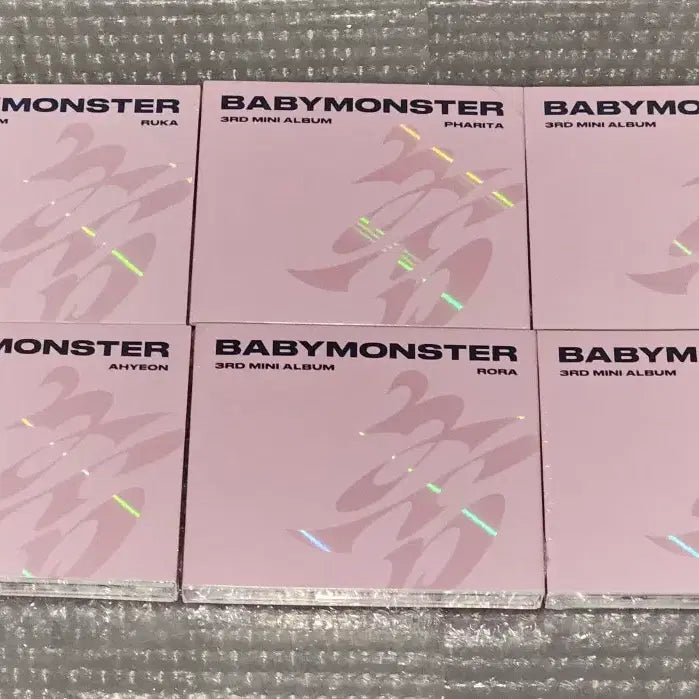 [BUNJANG] BABYMONSTER CHOOM Jewel Album Bundle Set / 6종 세트 베이비몬스터 춤(CHOOM) 쥬얼 개봉 앨범