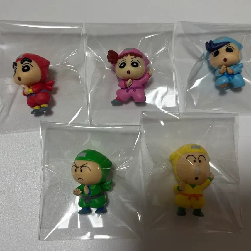 [BUNJANG] Bandai Crayon Shin-chan Mononoke Ninja Fūun Chronicle Gacha 5 Types Full Set / 반다이 짱구 모노노케 닌자 진풍전 가챠 5종 풀세트