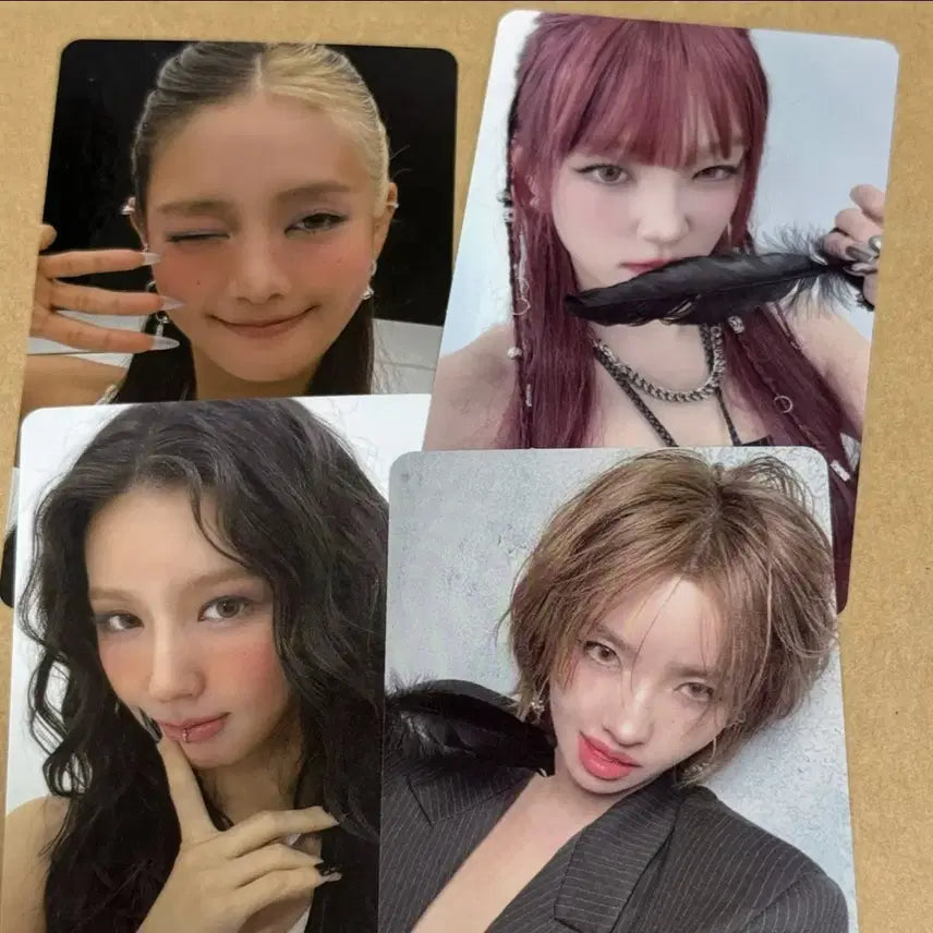 [BUNJANG]  (G)I-DLE Minnie, Miyeon, Soyeon, Yuqi Gimme Dat Love Photocard Bundle Set / 아이들 we made 미연 민니 우기 소연 앨범 포카 포토카드 Gimme Dat Love