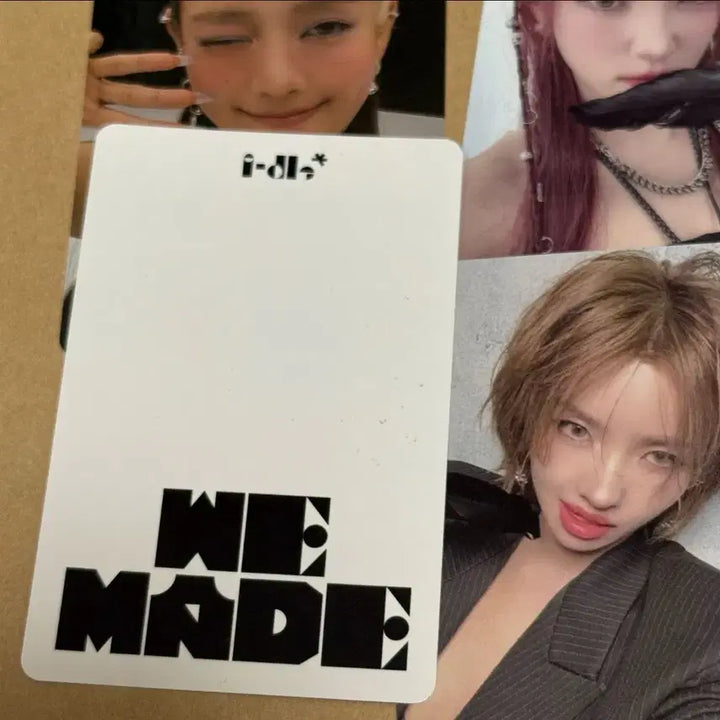 [BUNJANG]  (G)I-DLE Minnie, Miyeon, Soyeon, Yuqi Gimme Dat Love Photocard Bundle Set / 아이들 we made 미연 민니 우기 소연 앨범 포카 포토카드 Gimme Dat Love