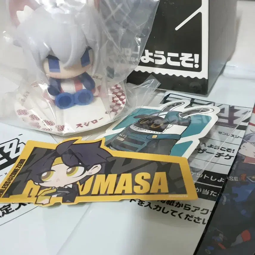 [BUNJANG] ZenZoneZe Sushiro Seths Figure, Laser Ticket + Harumasa Sticker / 젠존제 스시로 세스 피규어,티켓+하루마사스티커