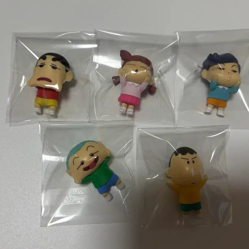 [BUNJANG] Bandai Crayon Shin-chan Karapupu Melong Gacha Full Set of 5 / 반다이 짱구 카라푸푸 메롱 가챠 5종 풀세트