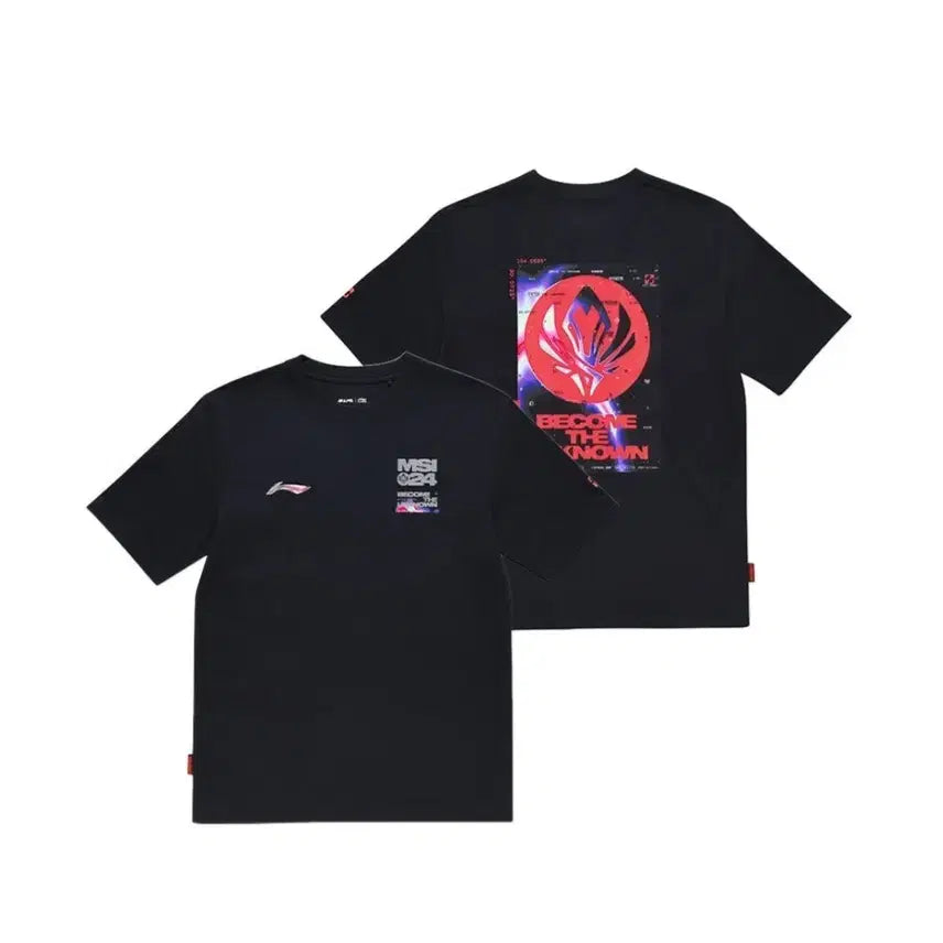 [BUNJANG] MSI x Li-Ning "Unknown Entity" T-Shirt / 2024 MSI X LI NING 미지의 존재 반팔티