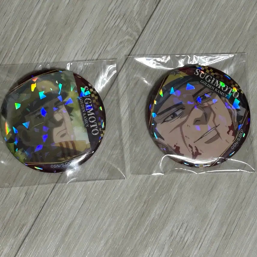 [BUNJANG] Golden Kamuy Sugimoto Can Badge Bundle Set / 골든카무이 스기모토 캔뱃지 일괄