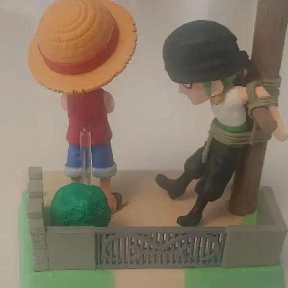 [BUNJANG] Bandai Banpresto One Piece World Collectable Log Stories Monkey D. Luffy &amp; Roronoa Zoro Figure / 반다이 반프레스토 원피스 월드 콜렉터블 로그 스토리즈 몽키 D 루피 &amp; 롤로노아 조로 피규어