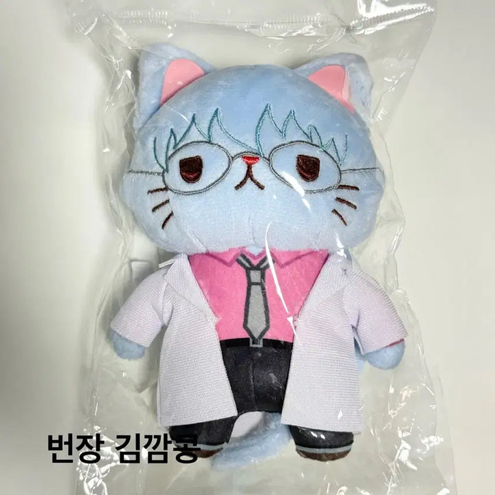 [BUNJANG] Gintama Gintoki 3Z Ginpachi Nui Cat Plush / [미개봉] 은혼 긴토키 3학년Z반 삼젯 긴파치 네코누이