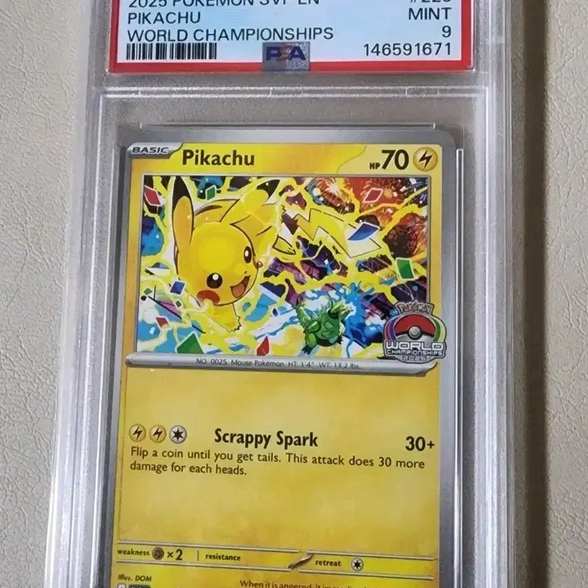 [BUNJANG] Pokemon World Championships Pikachu PSA 9 / (특가) 북미 포켓몬카드 월드챔피언십 피카츄 PSA 9