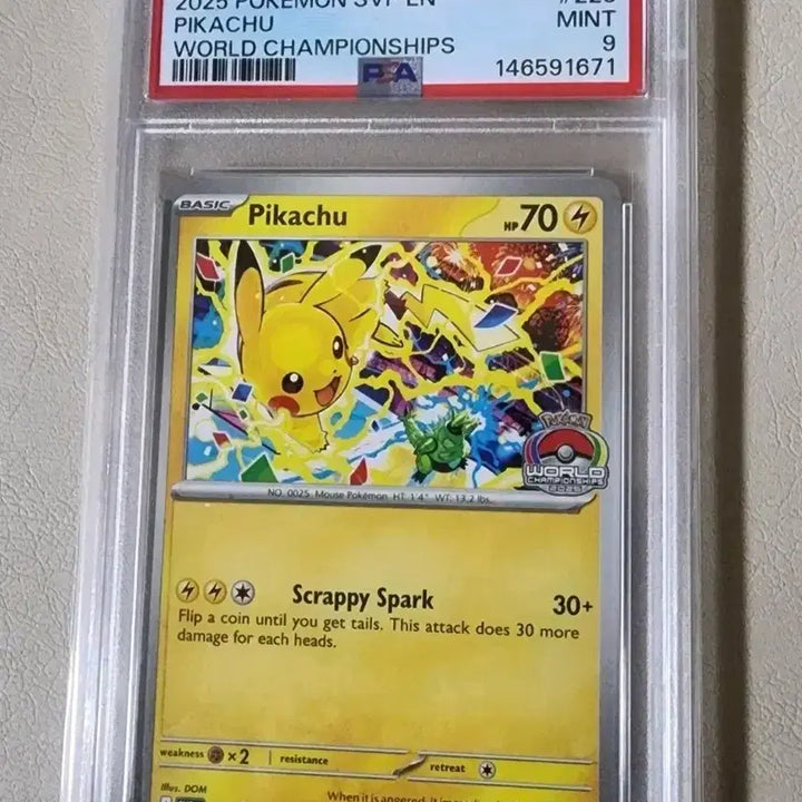 [BUNJANG] Pokemon World Championships Pikachu PSA 9 / (특가) 북미 포켓몬카드 월드챔피언십 피카츄 PSA 9