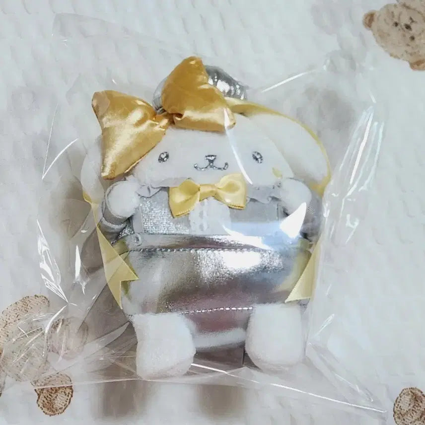 [BUNJANG] Sanrio Hong Kong Limited Edition Silver Ribbon Series Pompompurin Mascot / 산리오 홍콩 한정판 실버 리본 시리즈 폼폼푸린 마스코트 팝니다.