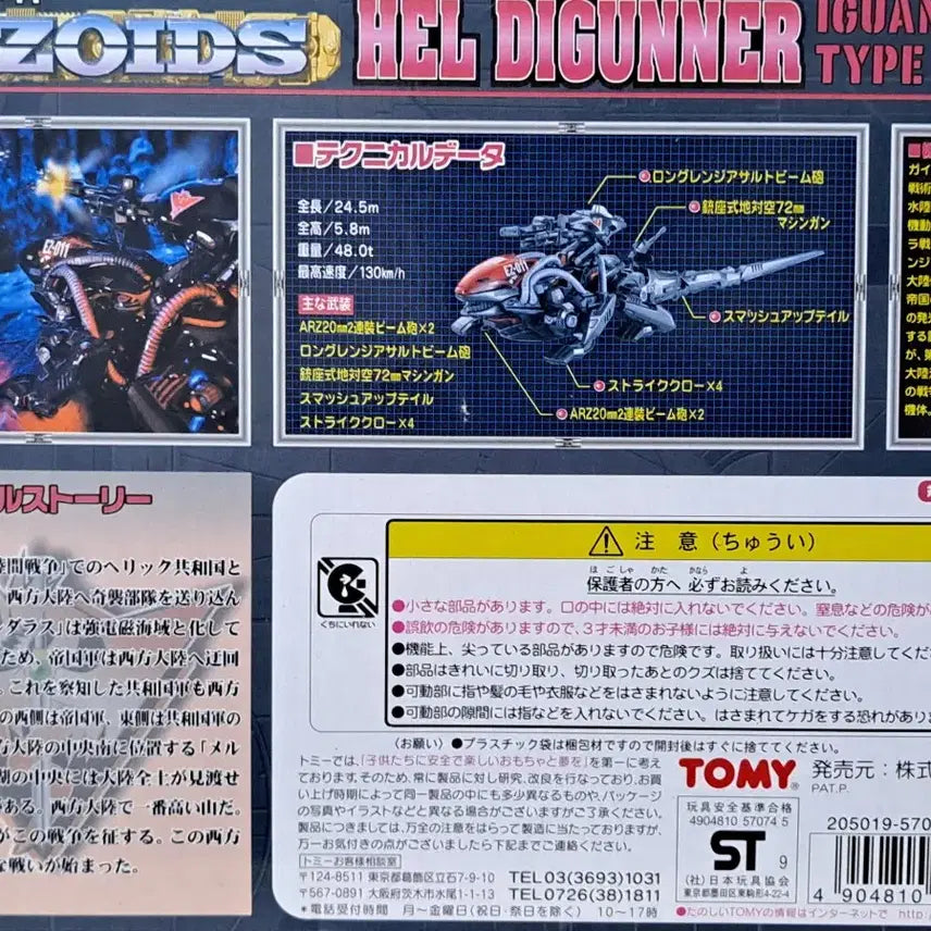 [BUNJANG] Zoids Helldigger (Iguana Type) 1/72 Scale Model Kit - Unassembled / 조이드 헬디건너 미조립 팝니다