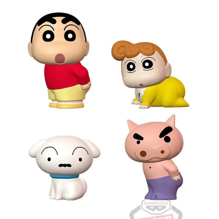 [BUNJANG] Banpresto Crayon Shin-chan Mini Figures Set of 4 / 반프레스토 짱구 미니 피규어 4종 세트