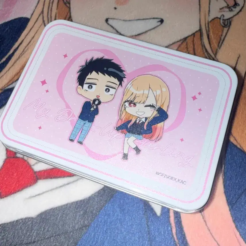 [BUNJANG] My Dress-Up Darling Marin Kitagawa Photo Sticker Tin Case Set / 비스크돌 마린 틴 케이스 증명사진 세트 증사