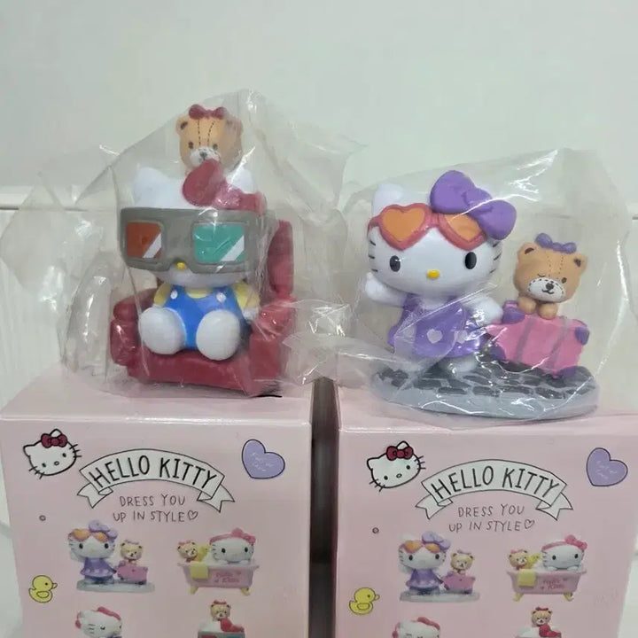 [BUNJANG] Hello Kitty Figure Set / 헬로키티 피규어 2개 세트