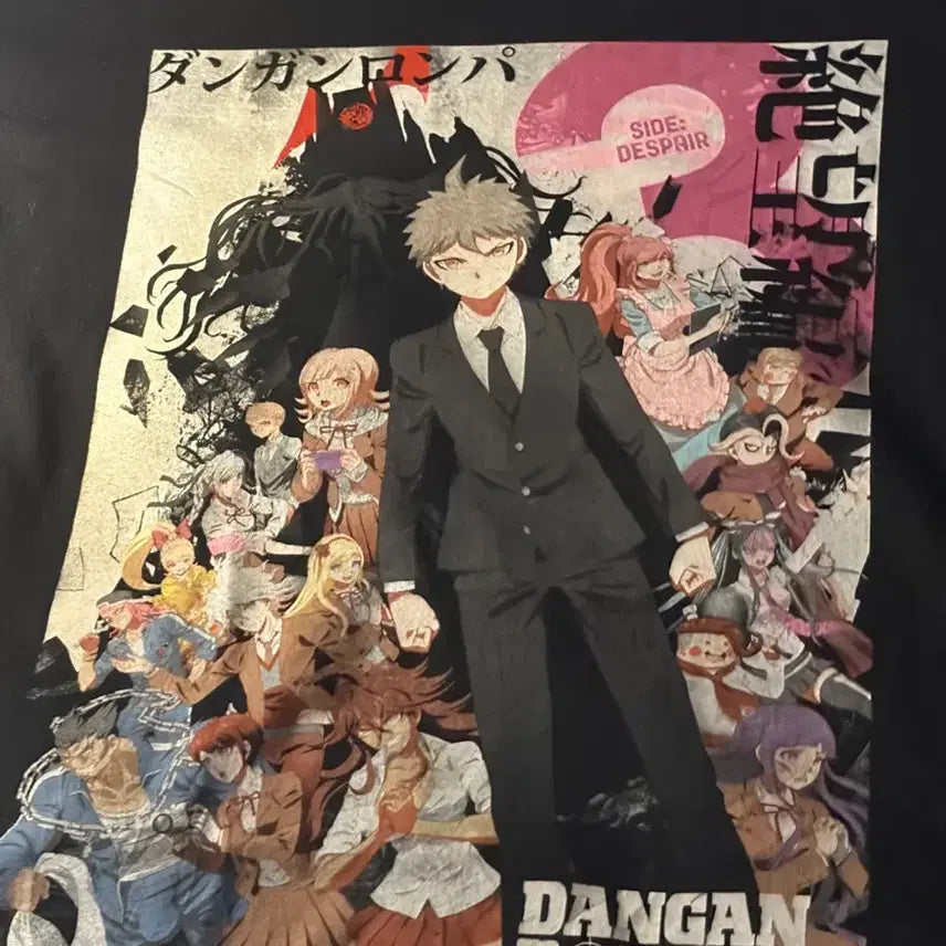 [BUNJANG] Danganronpa Anime T-Shirt Japanese Vintage Official / 단간론파 시리즈 애니 반팔티셔츠 오피셜 공식 일본빈티지