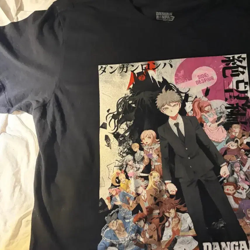[BUNJANG] Danganronpa Anime T-Shirt Japanese Vintage Official / 단간론파 시리즈 애니 반팔티셔츠 오피셜 공식 일본빈티지