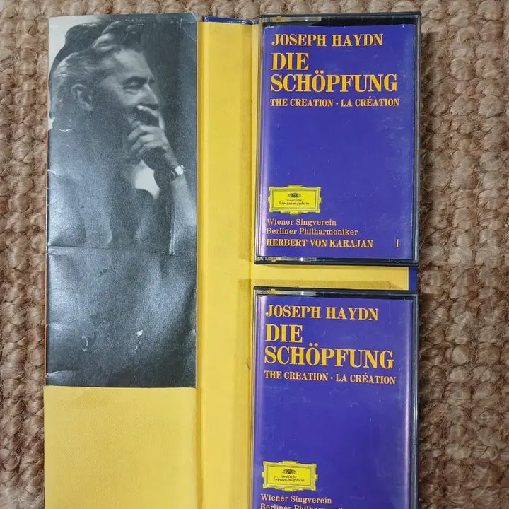 [BUNJANG] Joseph Haydn The Creation 2-Cassette Hardcover Album / 요제프 하이든 천지창조 2카세트양장본 앨범