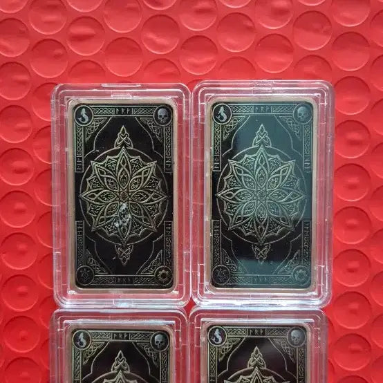 [BUNJANG] Witch Illustration Card Set (4 Types, 4oz) / 마녀 일러스트 카드 4종 구리바 4온스 세트