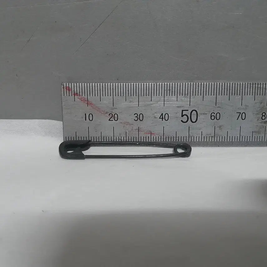 [BUNJANG] Vintage US Military Brass Safety Pins (50 Count) / 무광 코팅  황동  옷핀5cm == 100개 단위 판매