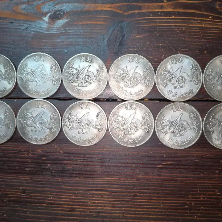 [BUNJANG] Qing Dynasty 12 Emperors Coin Set / 청나라12황제 동전